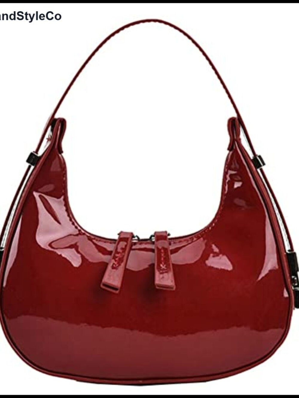 Women's Crescent Shoulder Bag Y2K Retro Hobo Handbag Top Handle Underarm Clutch